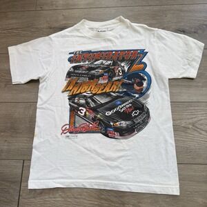 Vintage 90s Dale Earnhardt racing Nascar t-shirt INTIMIDATOR USA Youth M (11/12)